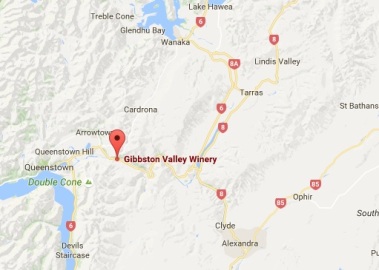 Gibbston Valley Map